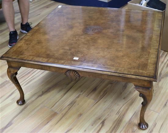 A Queen Anne coffee table, W.107cm